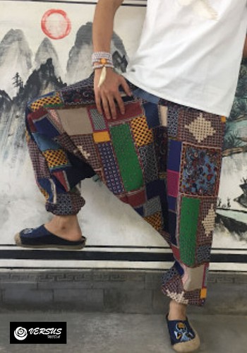 Pantaloni uomo harem alla - pantaloni,