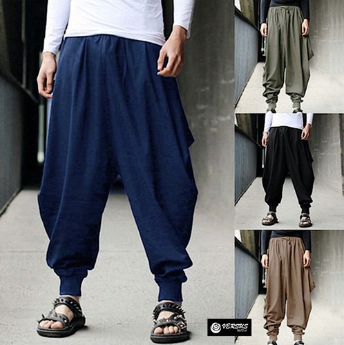Pantaloni uomo harem alla - pantaloni,