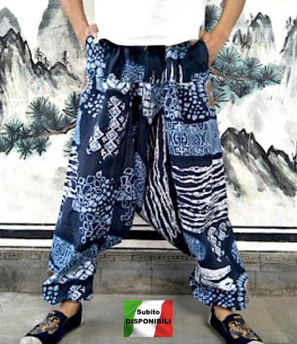 Pantaloni uomo harem alla - uomo,