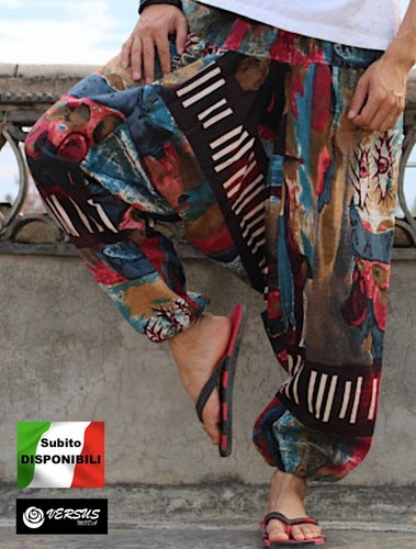Pantaloni uomo harem alla - uomo,