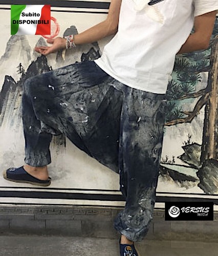 Pantaloni uomo harem alla - uomo,