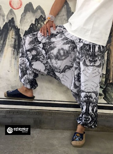 Pantaloni uomo harem alla - uomo,