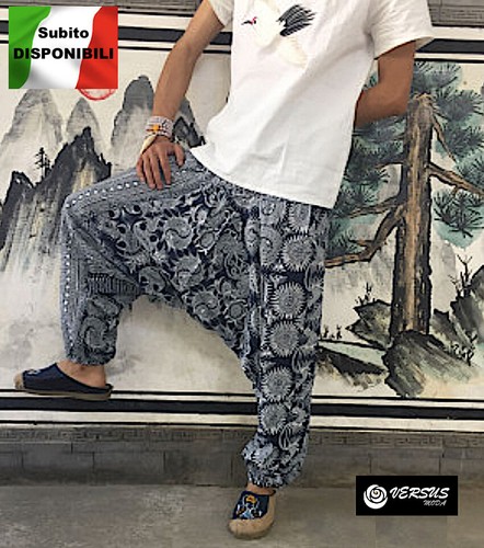 Pantaloni uomo harem alla - uomo,