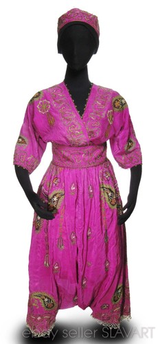 Antico costume ottomano seta